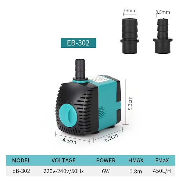 25W  Ultra-tyst dränkbar vatten fontän pump filter fisk damm akvarium vatten pump