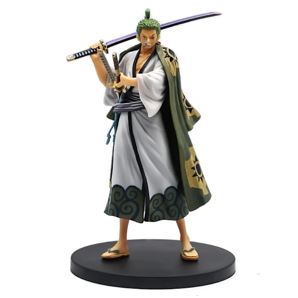 18CM One Piece Luffy Figur Roronoa Zoro Three-Blade Sa-Maximum Manga Anime Statue PVC Action Collection Model Legetøj