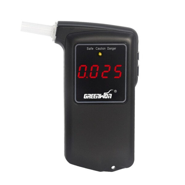 Professionell Digital Breath Breathalyzer LCD Display Bärbar Alkohol Test Verktyg