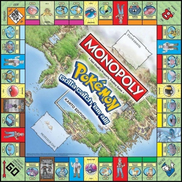Alle engelske Pokemones Monopoly Legetøj Brætspil for voksne og børn 2-6 personer fest