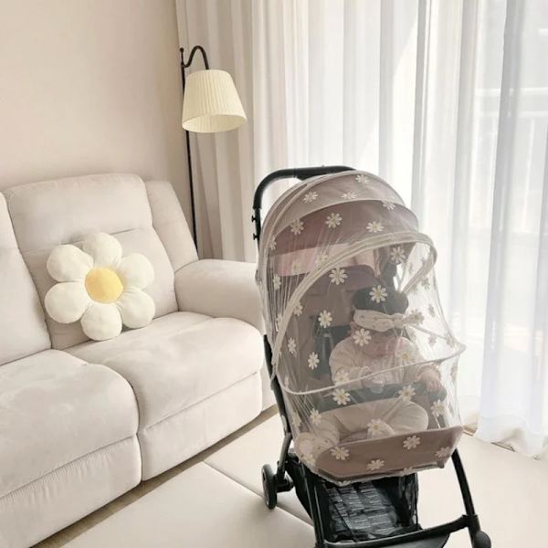 Sommar Myggnät Baby Sittvagn Sittvagn Mygga Insekt  Nät Säker Spädbarn Skydd Mesh Sittvagn Tillbehör