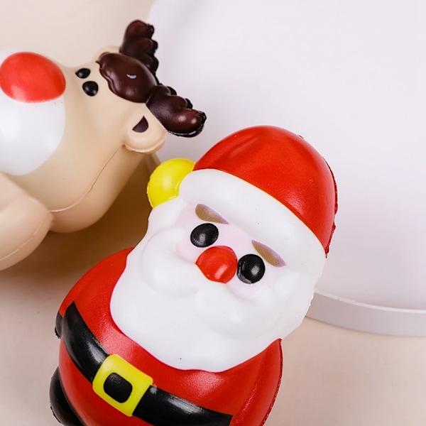 Jul leksaker tomten snögubben squishy stress bollar långsamt stigande avlastning leksaker