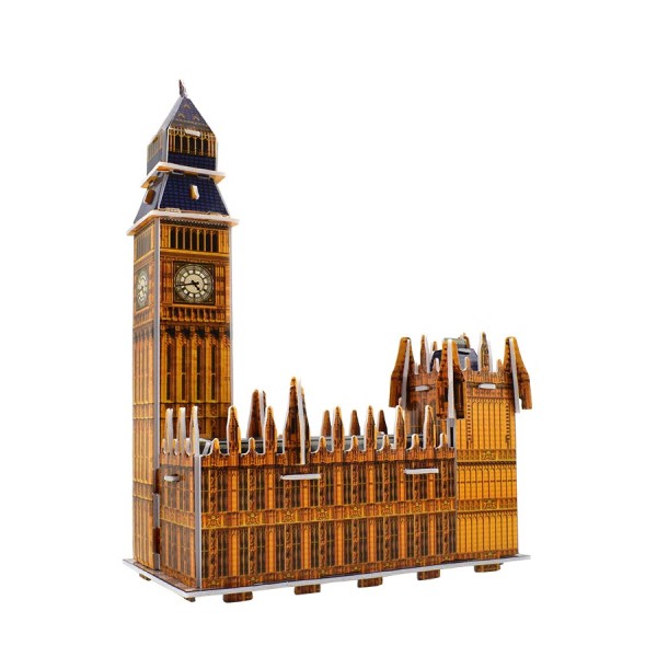 Big Ben Bygning 3D Puslespil Legetøj til børn Verden Attraktioner Uddannelsesmæssigt Gør-det-selv Håndlavet Samling Puslespil Legetøj