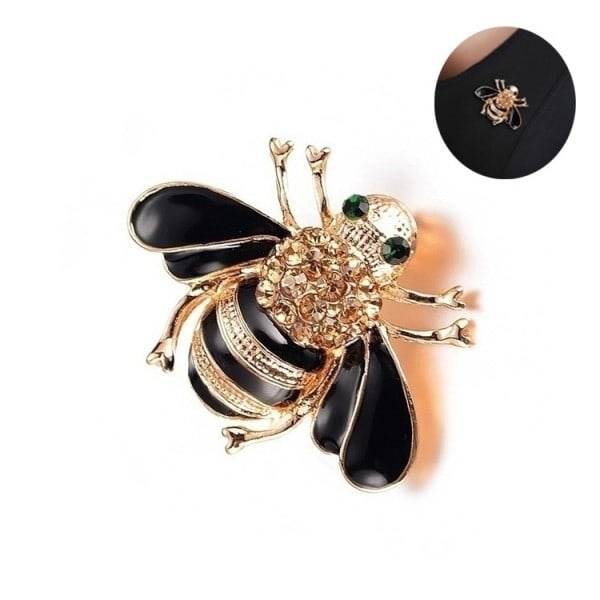 Delysia King Suosittu Monipuolinen Korkealaatuinen Crystal Bee rintakoru