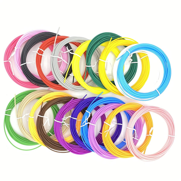 1,75 mm farverig 3D udskrivning materialer til 3D penne100M  PCL PLA filament 1,75 mm