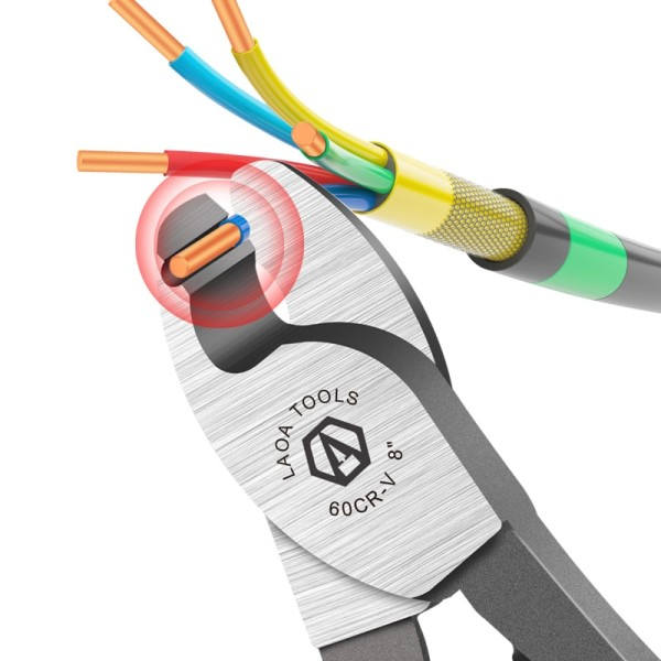 Kabel Cutter CR-V Crimping Tång Bult Skärning Elektrisk Tråd Avskiljare Kombination Multifunktion Handverktyg