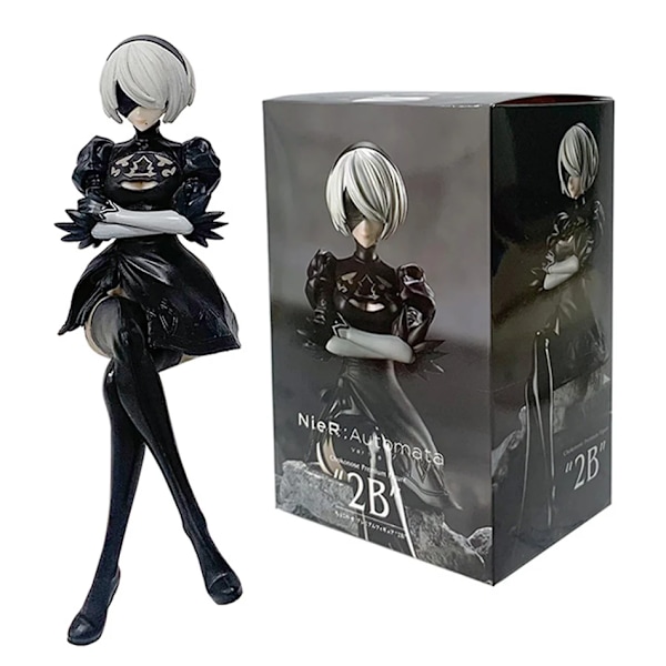 15CM NieR:Automata Yorha Nr. 2 Typ B PVC Anime Action Figurer Modell Leksak