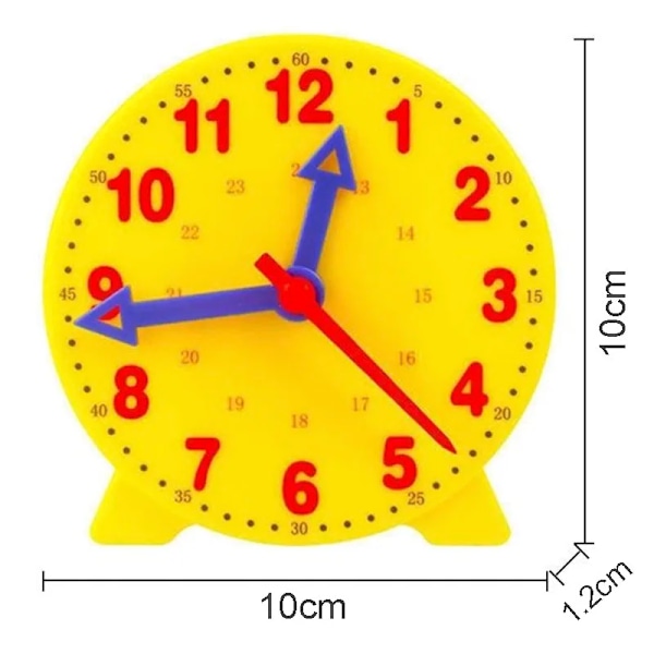 Time Minutt Sekund Kognisjon Matching Puslespill Leker