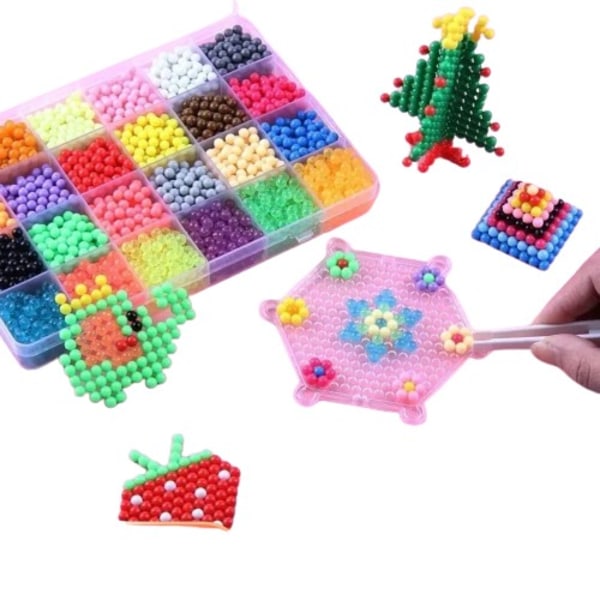 10 farger 1000 Magical Vann tåke Magic Beads Håndlaget Diy Magic Beads Pædagogisk Puslespill Barn Leker