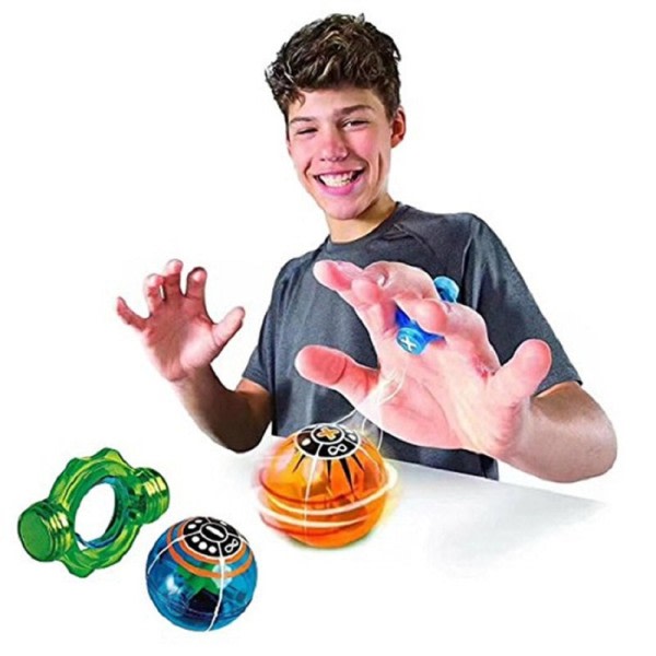 Fingerspids Magic Ball Magnetic Ringe Controlled Spinner Ball Kreative Børn Undervisningslegetøj