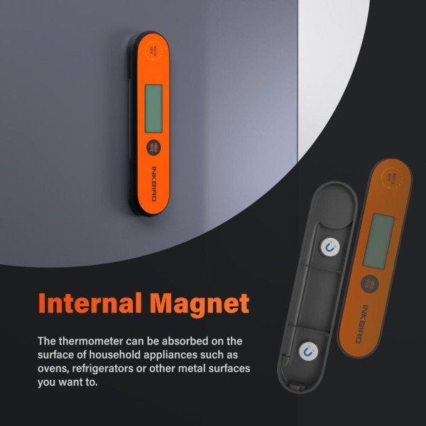 Digital Instant Read Kjøtt termometer, IHT-1P Vanntett Oppladbart termometer