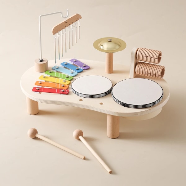 Baby Aeolian Bells Ratle Montessori Pædagogisk Legetøj Børn Musikalsk Legetøj