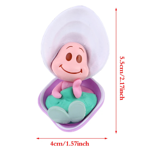 3 biter Kawaii Alice in Wonderland Ung Oyster Baby Action Figur Dukker Leker