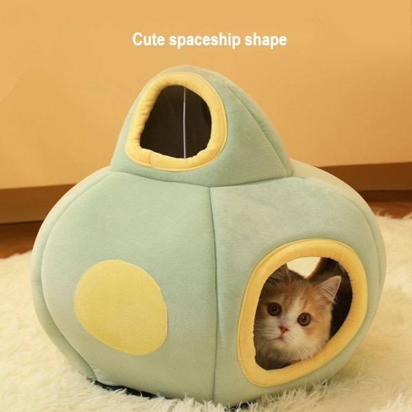 Creative Cat Bed Tunnel Fallbar Luftskepp Format Husdjur Interaktiva Lek leksaker