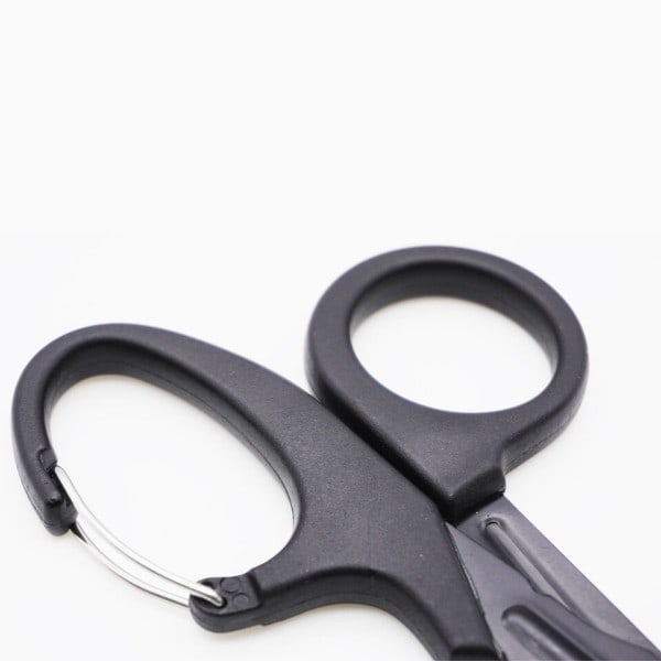 Lääketieteelliset sakset trauma sakset karabiinilla 18,5 cm side sakset, side sakset