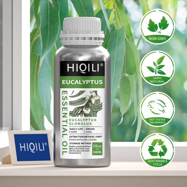 500 ml eukalyptus æteriske olier ren natur til aromaterapi brugt til diffuser befugter