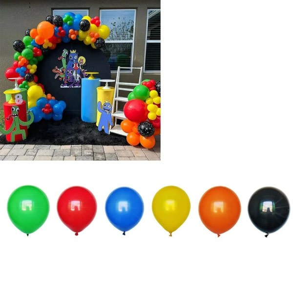 Regnbue venner balloner fødselsdag fest pynt ballon tegneserie ballon
