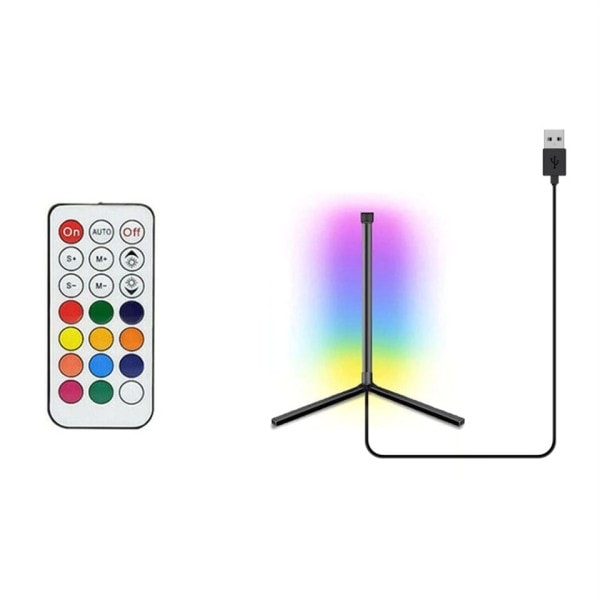 Vardagsrum Dimbar Hörn Golv Lampa 150cm Stativ Tuya Smart RGB LED Mood Light