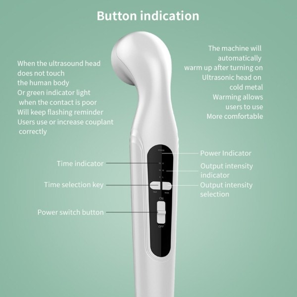 Shock Waves Fysioterapi Device Ultralyd Smerte Gigt Fysisk terapi Talje Arm Krop Muskel Massager Maskin