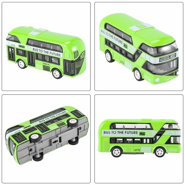 Kaksikerroksinen Bussi Lontoo Bussi Design Auto Lelut Sightseeing Bussi Ajoneuvot Kaupunkiliikenne Ajoneuvot