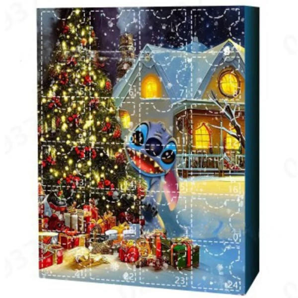 Jul Advent Kalender For Børn Disney Mickey Minnie Blind Box Juguetes Overraskelse Legetøj