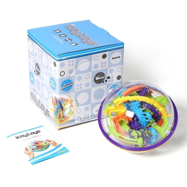 3D Magical Perplexus Maze Ball Intellekt Ball Rullande Pussel Kuber Spel