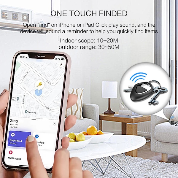 Finder Turvallisuus SmartTrack Link Smart Tag With Apple Find My Key Bluetooth GPS Tracker Kuuloke matkatavarat MFi Finder IOS