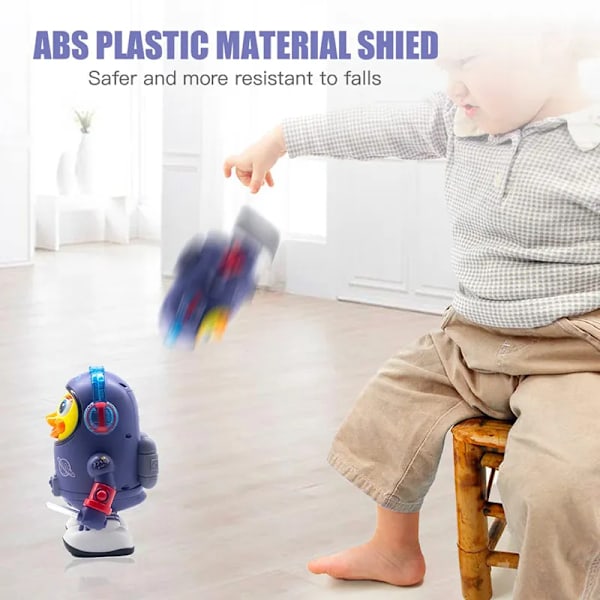 Baby Duck Toy Musical Interactive Toy Elektrisk med lys og lyder Dansing Robot Space Elements
