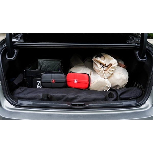 Mini ensiapupakkaus pieni vedenpitävä kannettava matkailua varten, koti, auto, korkeakoulu, telttailu.