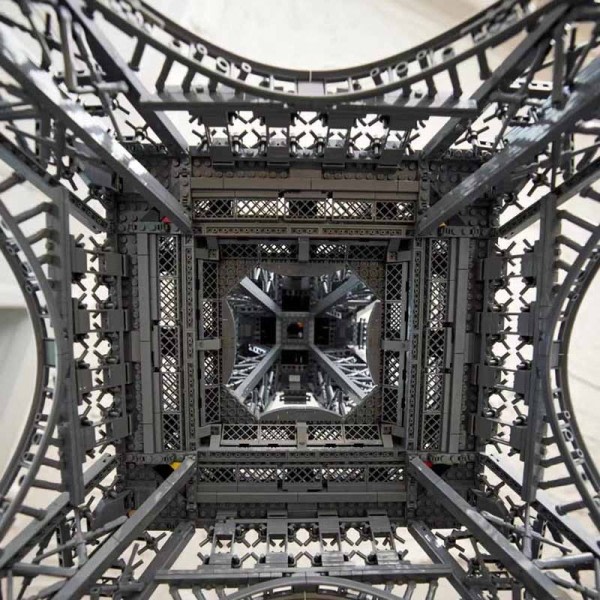 Klassisk Paris Eiffel Tower Creator Ekspert Montage Bygning Klods Klods legetøj