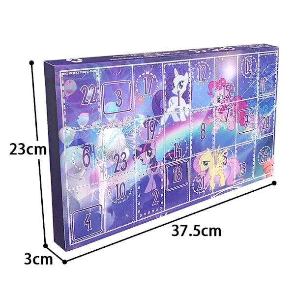 Enhörning figurer present låda 24 bitar advent kalender av anime karaktär dockor