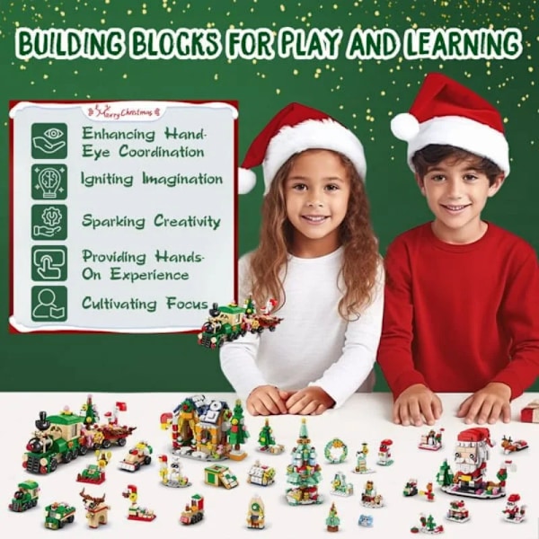 Jul advent kalender 24 dage nedtælling overraskelse blind kasse