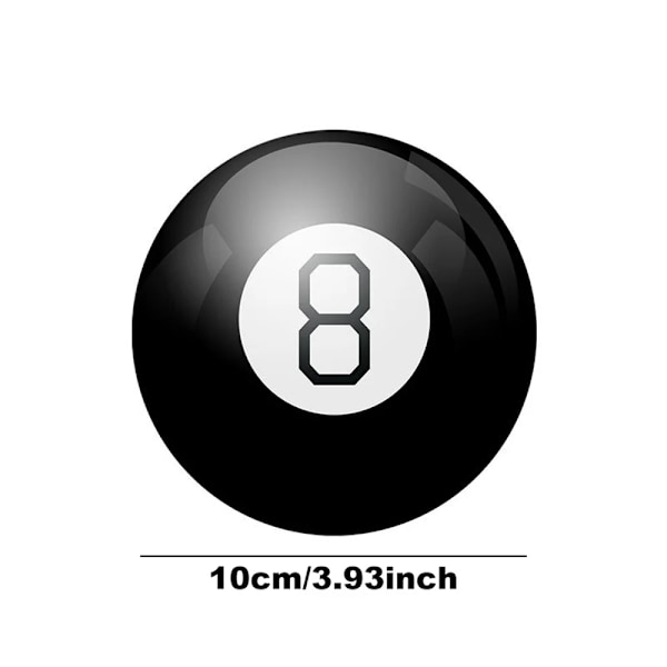 Magic 8 Ball Toy & Game,Fortune Teller, Stil Spørgsmål, Afslør Svar, Ideel gave til venner og sjov