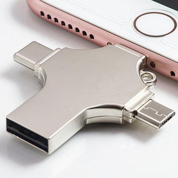 4 IN 1 Pen Drive Type c Otg Usb Flash Drive 3.0 Pendrive USB tikku 128gb