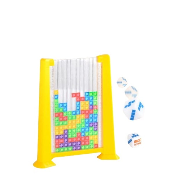 3D Tetris Färgglada Byggnadsblock Förbytbara Pussel Kreativt Skrivbord Tangram Spel Klassisk Vetenskap Utbildning Barn leksak