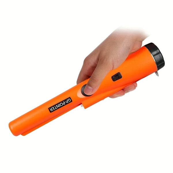 Håndholdt metal detektor GP-pointer vandtæt positionering stang detektor med armbånd LED lys