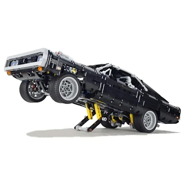 1077 stykker Teknisk Dodge Oplader Racing Bil Byggeklodser