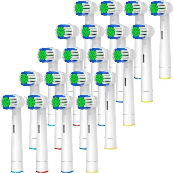20 kpl  Vaihde hammasharja päät yhteensopiva Oral-B Braun ammattimaisten sähköisten hammasharjan päiden kanssa