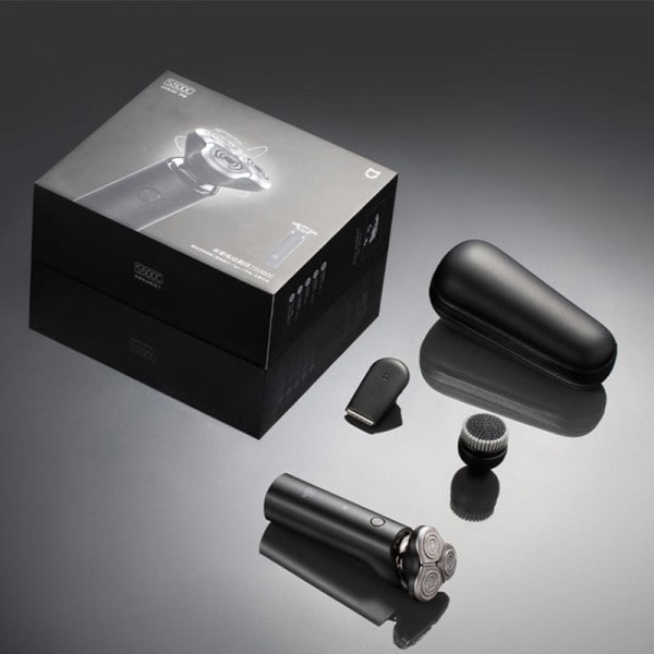 Elektrisk barberhøvel S500C S500 Barbering Oppladbar trimmer skjegg trippelt blad For menn's tørr våt maskin barbering