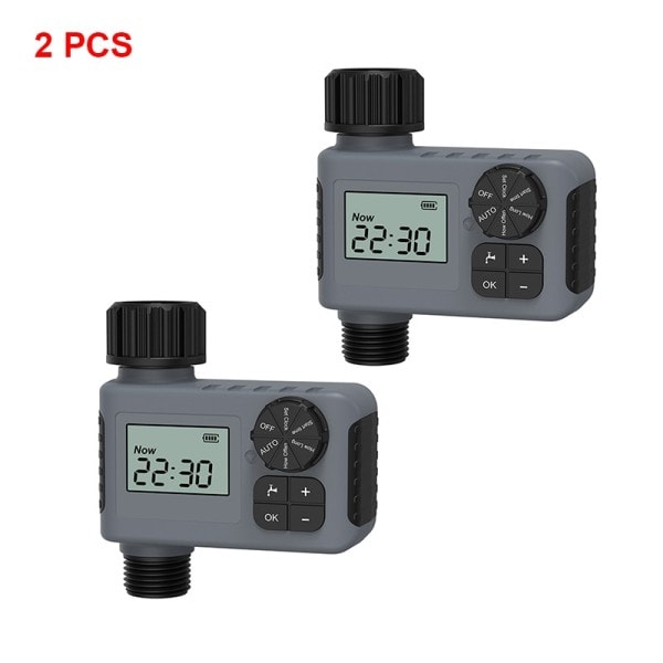 Hage Vanning Enkeltuttak Slange Vanning Timer,1, Sort Med LCD Skjerm
