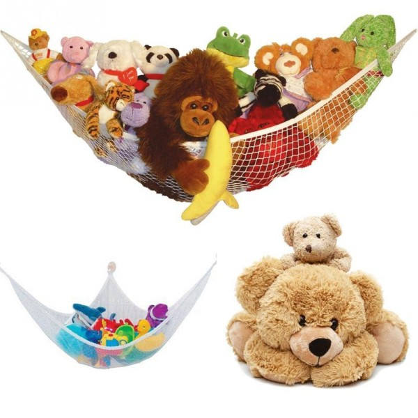 Täytetyt eläin riippumatto verkko järjestäjä TEDDY pehmeä lasten vuodevaatteet