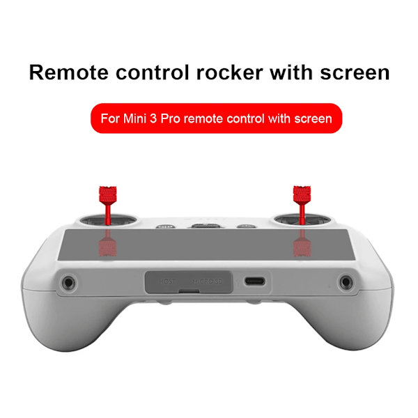 Joystick För DJI Mini 3 Pro Drone Fjärrkontroll Joystick Tumme Rocker Stick Protector Stång