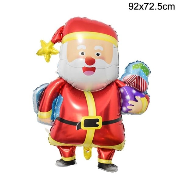 Stor jul stående ballong nissen snømann jule tre ballong jule fest hjem pynt