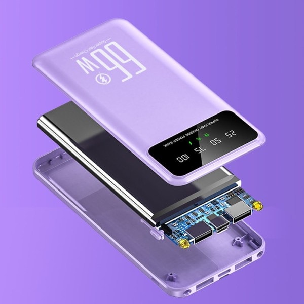 Power Bank 30000mAh Super Hurtig Opladning Bærbar Ekstern Batteri Oplader Powerbank