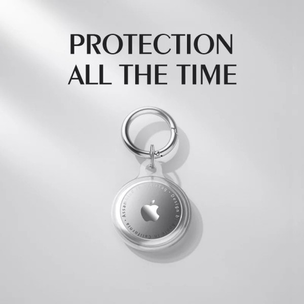 Gjennomsiktig TPU etui for luftmerke beskyttelse etui locator silikon beskytter