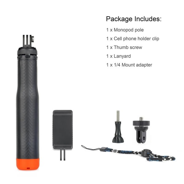 Kelluva Jalusta GoPro Hero Selfie Stick Sjcam DJI Action Kamera Jatkettava tanko Monopod käsi kahva