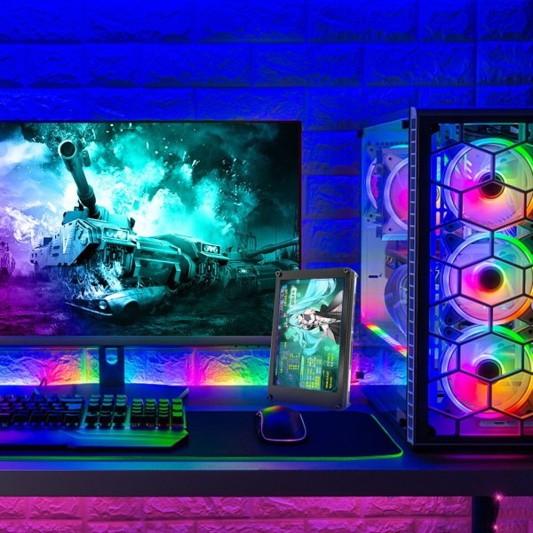 Tietokone näyttö Mini ITX kotelo 3,5 tuumainen IPS TYPE-C toissijainen näyttö
