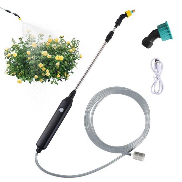 USB automatisk elektrisk sprøyte dyse sprinkler hage plante mister vanning spray vanning verktøy
