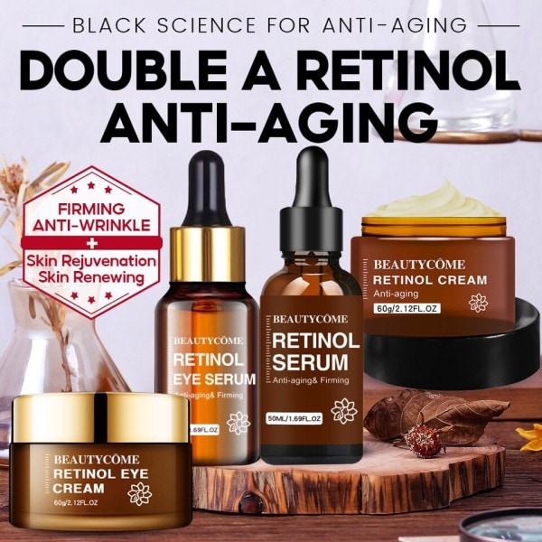 Retinol Ansikte Ögonkräm Serum Firming Lifting Anti Aging Reducera rynkor fina linjer ansiktsbehandling hudvård