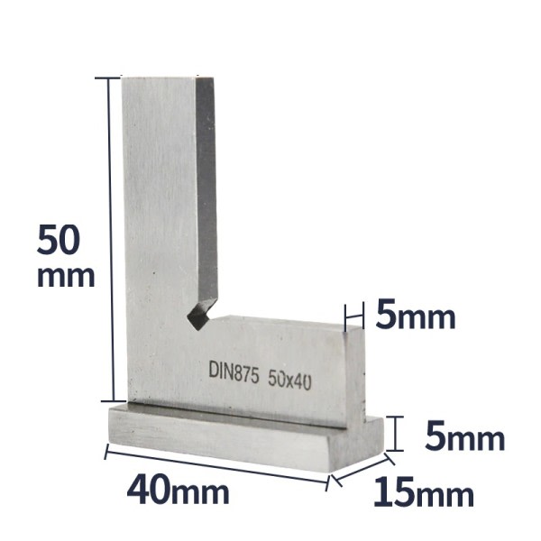 90 grader vinkel flat kant firkant vinkel linjal trebearbeiding verktøy snekker firkant linjal metall firkant karbon stål måler